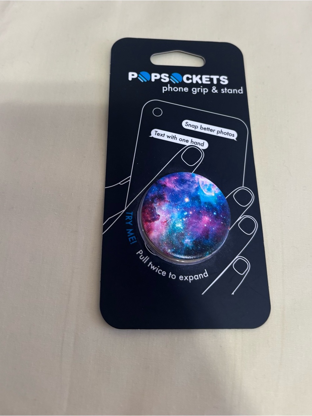 PopSocket Galaxy Design Phone Grip & Stand - Blue, Purple, Pink